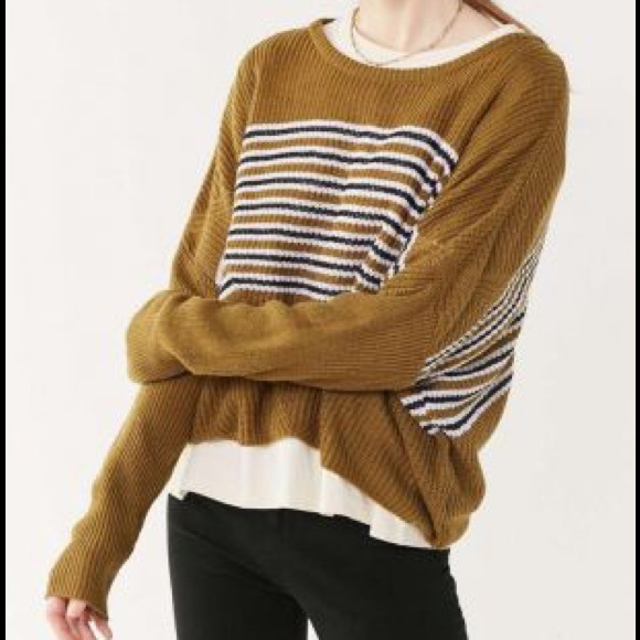 Urban Outfitters Sweaters - Urban Outfitters Green Striped Sweater